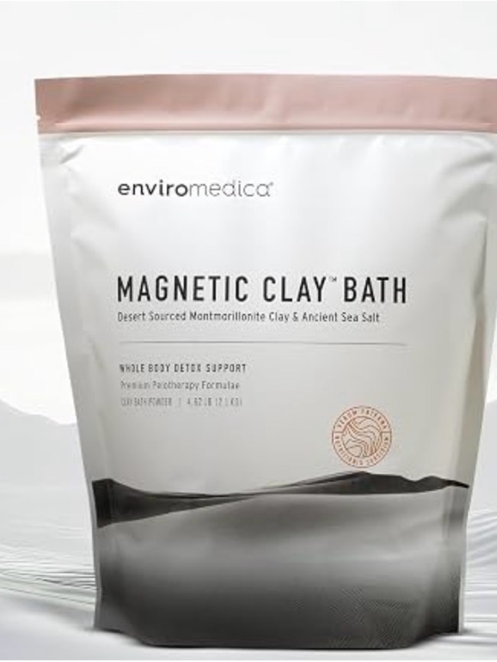 Enviromedica Magnetic Clay Bath Powder Whole Body Detox Support 4.62 Lbs BB 5/30